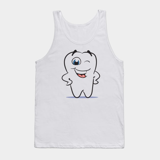 teeth cartoon Tank Top by dentist_family